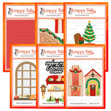 Christmas House Trifold Metal Craft Die Bundle