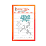 Preorder- ships 11/05- Winterscape Deer Silhouettes Metal Craft Die