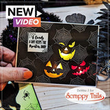 Jack O’ Lantern and Cat Duo Add-On for A7 Pumpkin Pop Up Card Metal Craft Die