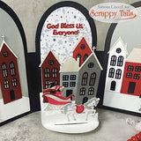 Trifold Pop Up Card Base Metal Craft Die