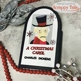 A7 Christmas Carol Coverplate Metal Craft Die