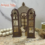 A7 Library Window Pop Up Card Metal Craft Die