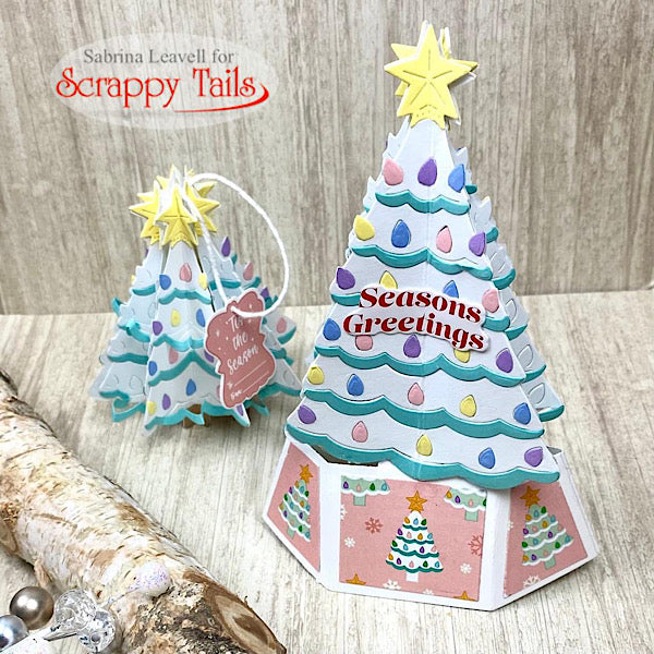 A7 Retro Christmas Tree Metal Craft Die – Scrappy Tails Crafts