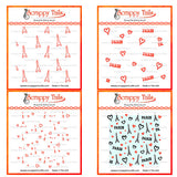 Paris Print Set of 3 Layering Stencils
