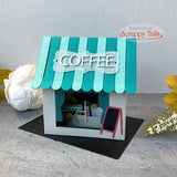 A7 Storefront - Coffee Shop Add-On Metal Craft Die