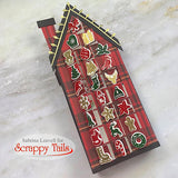 Christmas House Roof Add-On Metal Craft Die