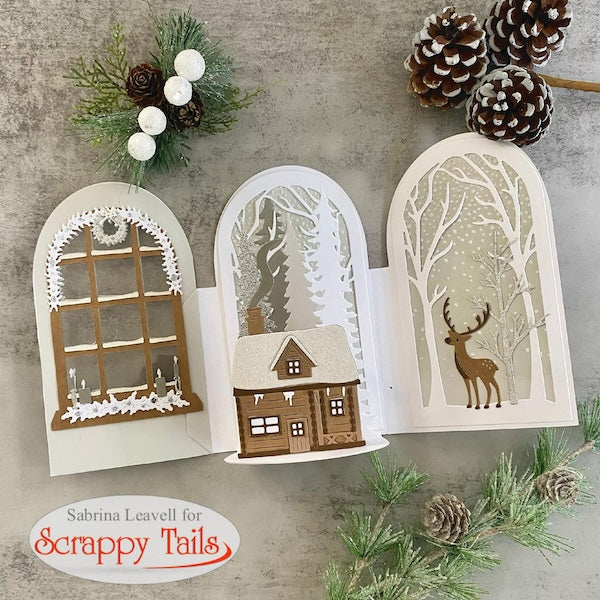 Christmas Trifold Pop up Cards