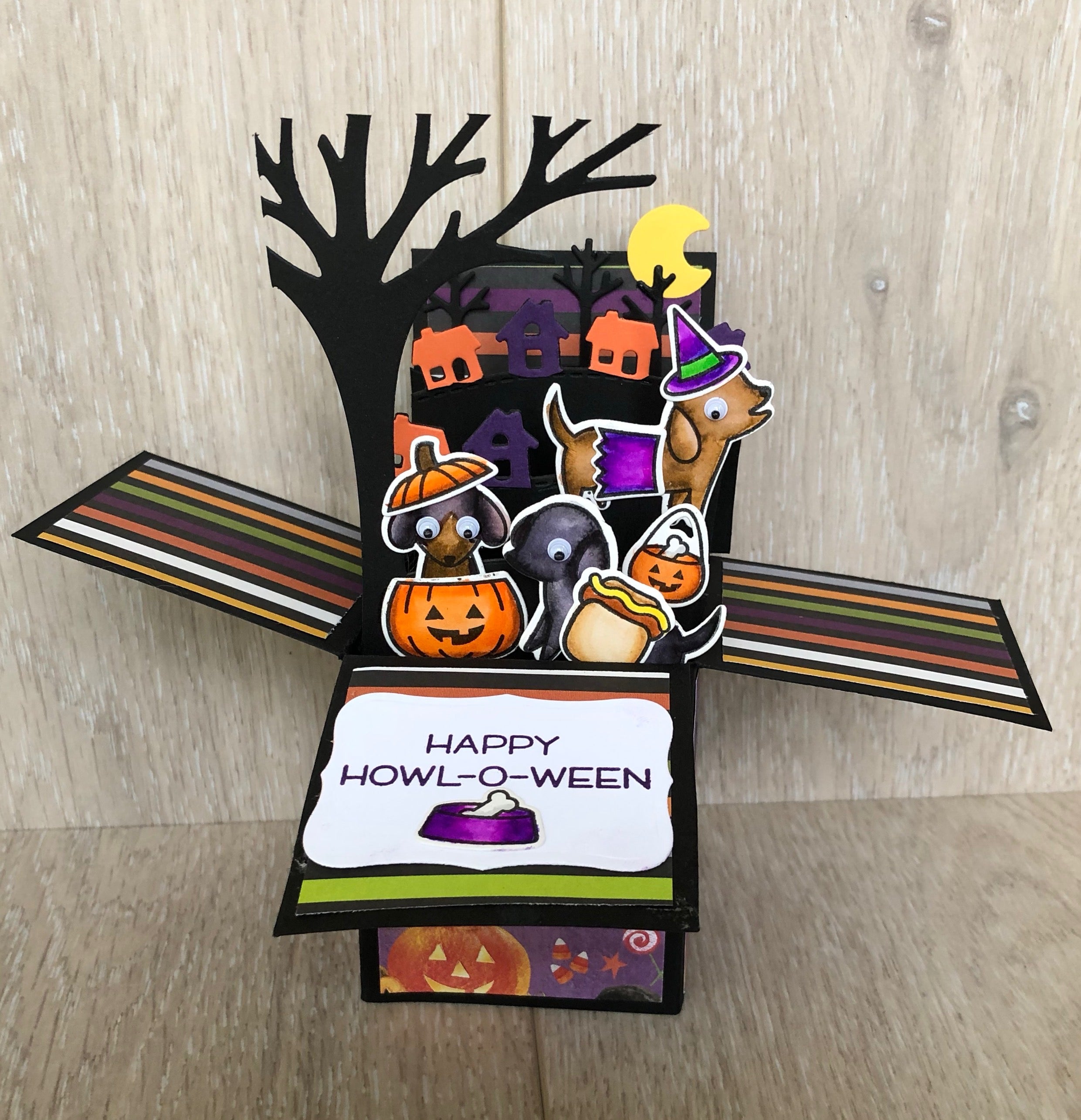 Lawn Fawn Howl-oween and Meowloween Cards