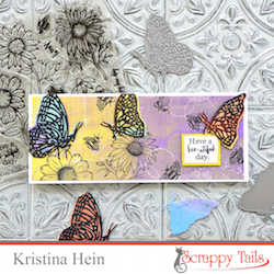 Geli Print Butterfly Card