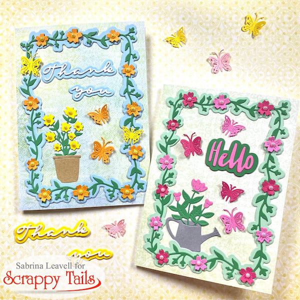 Scrappy Tails A7 Flower Cover Plate- 3 Ways