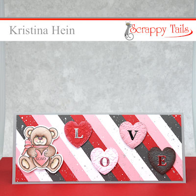 LOVE Bear Slimline Card