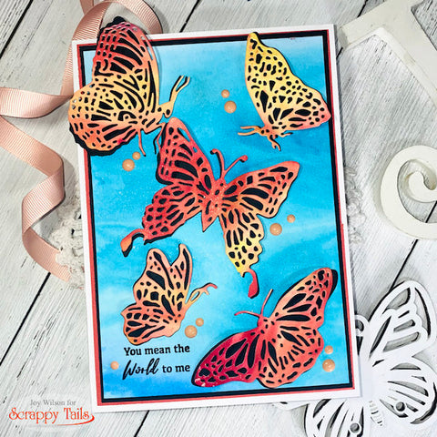 Monarch Butterflies & Pigment Sprays