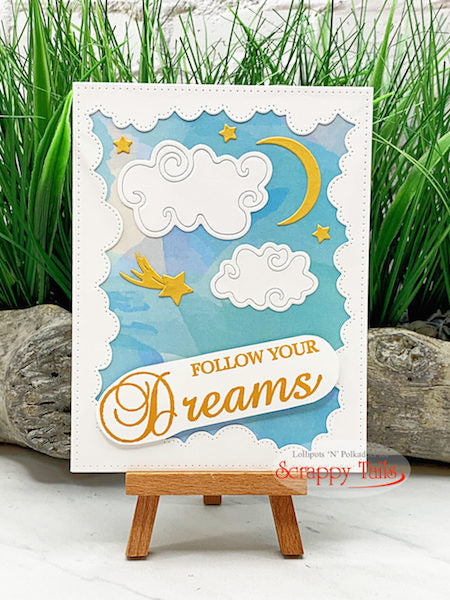 A2 Cloud Pop up Card – Scrappy Tails Crafts