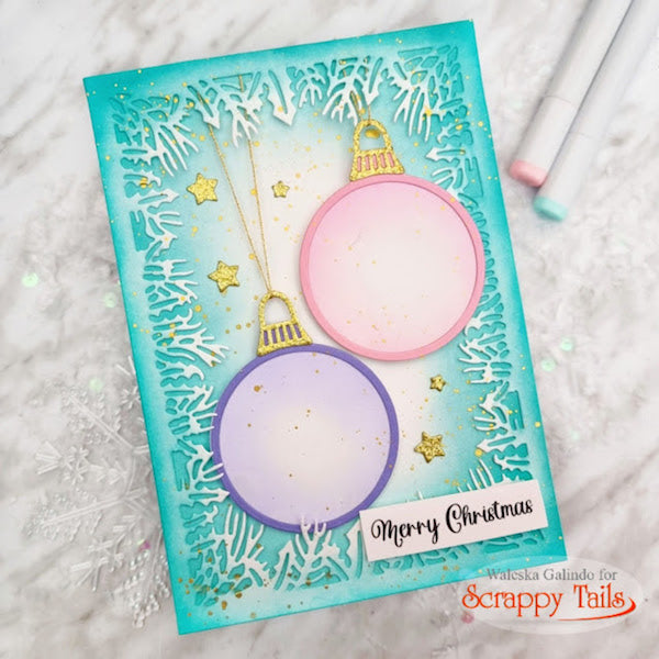 Unconventional Pastel Christmas Card