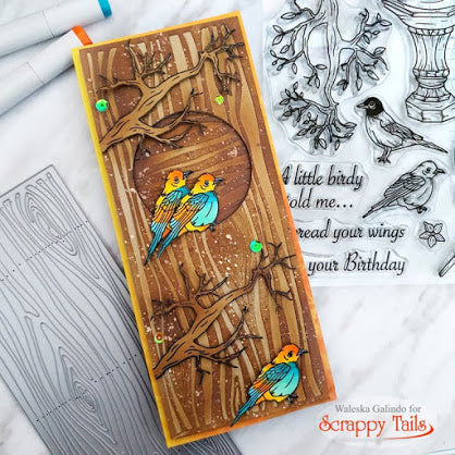 Slimline Tree Trunk Card