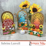 A7 Fall Tree Pop Up Card Metal Craft Die