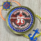 A7 Nautical Badge Circle Hot Foil And Coordinating Metal Craft Die Bundle