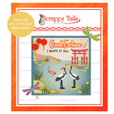 Limited Time - Save 10% - 18 Piece “Good Fortune - I Want It All” Metal Craft Die Bundle