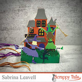 A7 Haunted House Pop Up Card Metal Craft Die