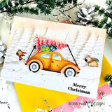 Layering Christmas Bug Craft Die (Volkswagen Beetle)