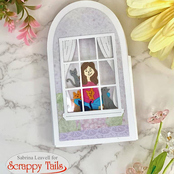 Crazy Cat Lady Metal Craft Die