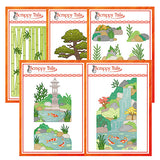 Limited Time - Save 10% - 5 Piece Waterfall Koi Pond Metal Craft Die Bundle