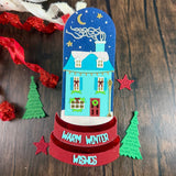 Limited Time Save 10% - 12 Piece “Christmas in July Snow Globe - I Want It All Card Kit” Metal Craft Die Bundle