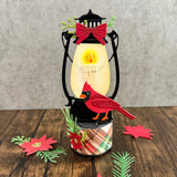 Poinsettia Lantern Add-On Metal Craft Die