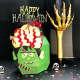 Frankenstein Add-On for A7 Pumpkin Pop Up Card Metal Craft Die
