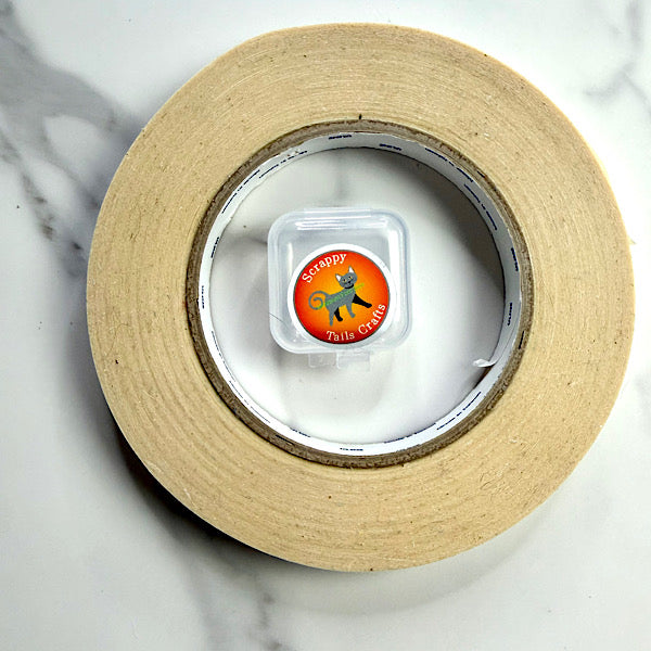60 Yard Roll of 1/2 Inch High-Tack Double Sided Film Tape