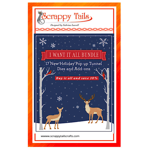 Limited Time Save 10% - “I Want It All Christmas Tunnel Bundle” - Complete 17 Piece Set