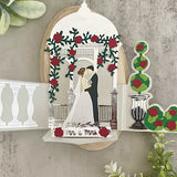 Gazebo Wrap-Around Pop Up Card Metal Craft Die