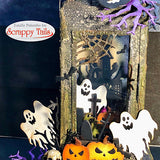 Halloween Spooky Window Lantern Panel Metal Craft Die