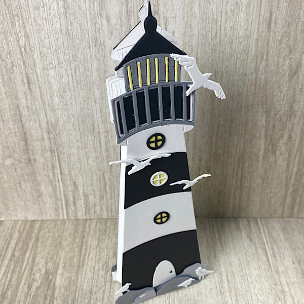 Slimline Lighthouse Pop Up Card Craft Metal Die Set – Scrappy Tails Crafts