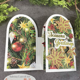 Limited Time Save 10% - 4 Piece “Poinsettia Pop Up Tunnel Card Bundle”
