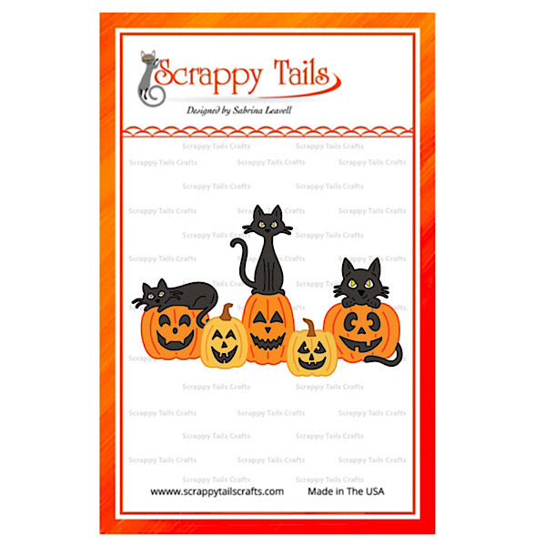 Pumpkin Kitties Metal Craft Die