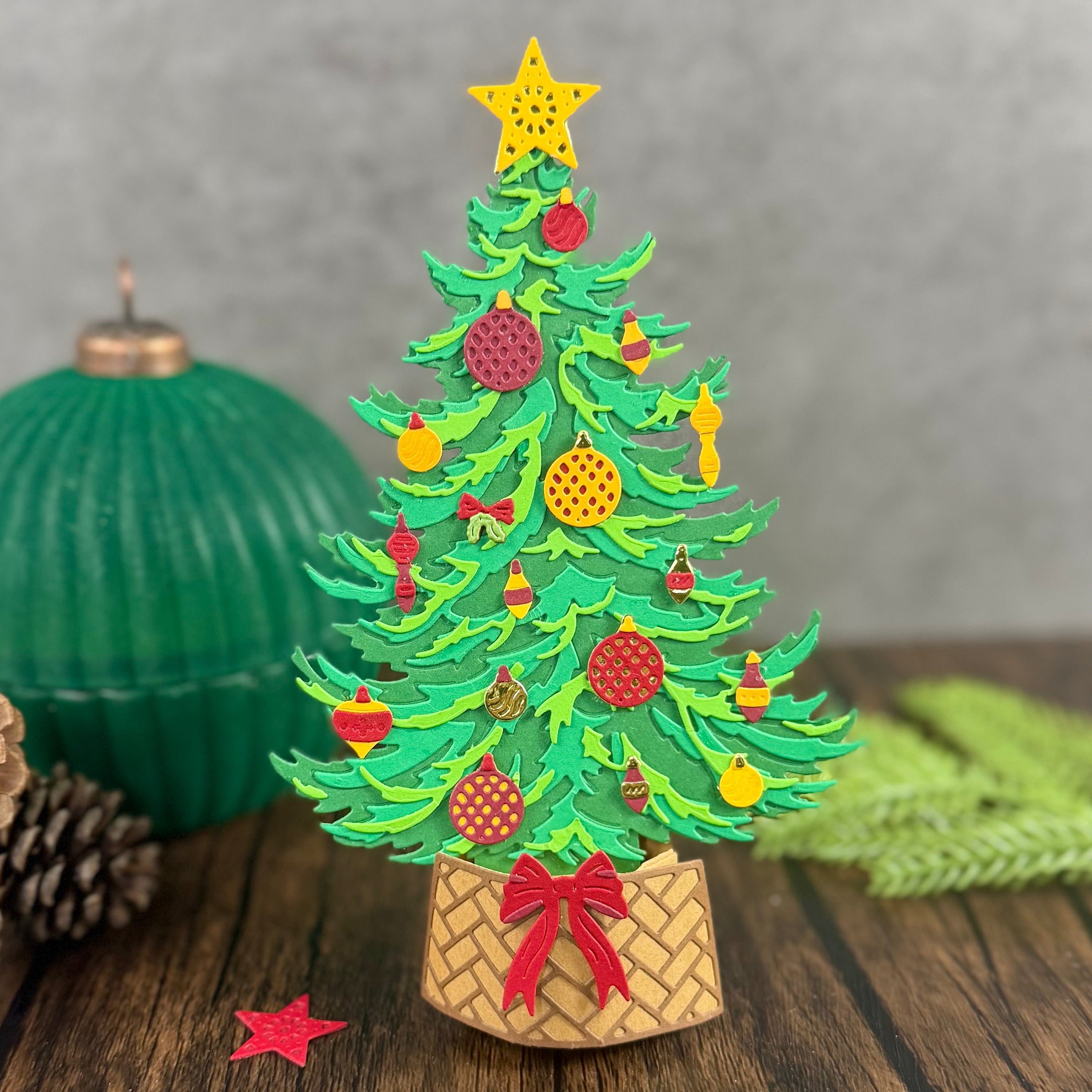 Podium Tree Trunk & Tree Basket Add-On Metal Craft Die