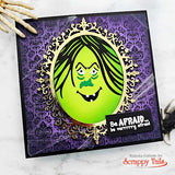 Scary Witch Add-On for A7 Pumpkin Pop Up Card Metal Craft Die