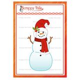 Snow Globe Large Traditional Snowman Add-On Metal Craft Die