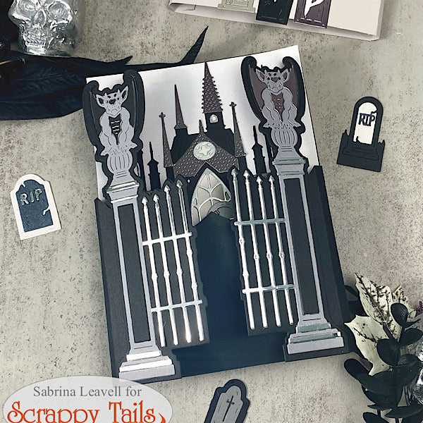 Gargoyle Gate Wings Metal Craft Die