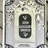 A7 Skeleton Lovers Tarot Card Cover Plate Metal Craft Die