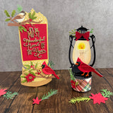 4 Piece “Poinsettia Pop Up Tunnel Card Bundle”