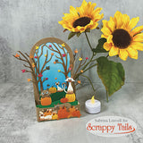 A7 Fall Tree Pop Up Card Metal Craft Die