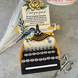 6x8 Typewriter Notes Stamp