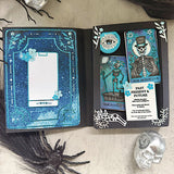 6X8 Tarot Skelly Coordinating 5 Layer Stencil