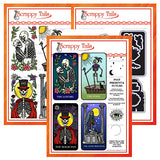 6X8 Tarot Skelly Photopolymer Stamp, 5 Layer Stencil & Coordinating Metal Craft Die Bundle