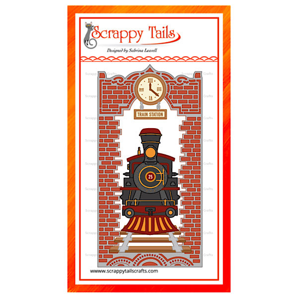 Train Station Pop Up Tunnel Card Metal Craft Die