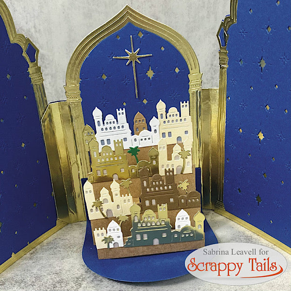 A7 Nativity Star Background Metal Craft Die