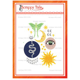 Celestial Tarot Card Accessories Metal Craft Die