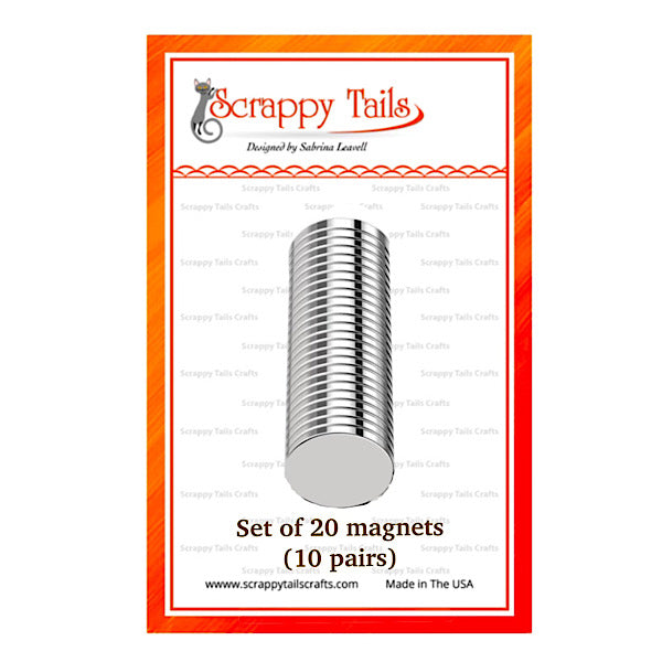 Craft Magnets 10 pair (10mm x 1mm)